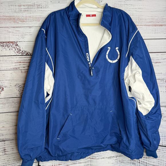 NFL X Nike Team Apparel Other - Indianapolis Colts NFL Reversible Pullover Jacket 2XL Blue White